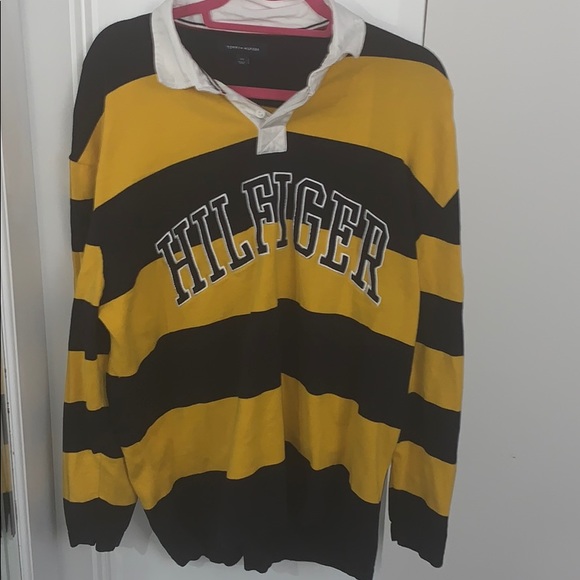 Tommy Hilfiger Tops - ❌sold❌ Oversized Tommy Hilfiger Rugby Shirt